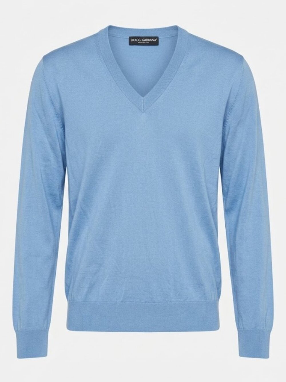 Dolce & Gabbana Men's Classic V-Neck Silk Knit Sweater Large NWOT